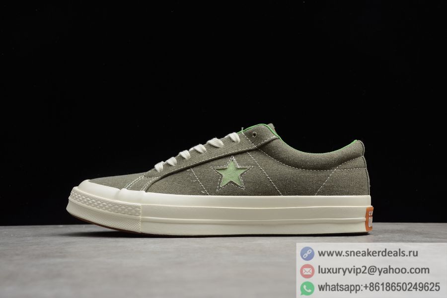 Converse Chuck 70 OX Low 164361C Gray Green Unisex Skate Shoes